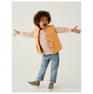 Oranžová detská vesta s technológiou Stormwear™ Marks & Spencer