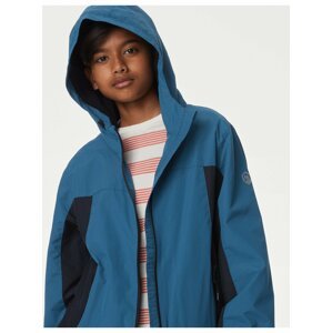 Modrá chlapčenská nepremokavá bunda Marks & Spencer