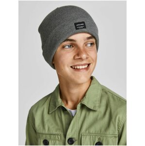 Šedá pánska čiapka Jack & Jones Dna