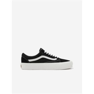 Bielo-čierne semišové tenisky VANS Old Skool VR3