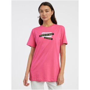 Ružové dámske tričko Diesel Daria
