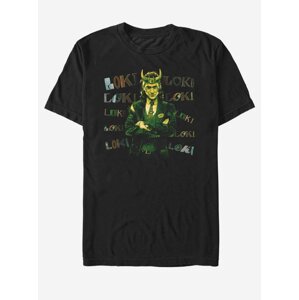 Čierne unisex tričko ZOOT.Fan Marvel Loki Chaotic