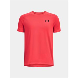 Červené chlapčenské športové tričko Under Armour Tech