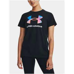 Čierne dámske športové tričko Under Armour Sportstyle