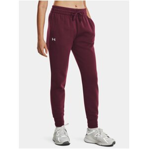 Bordové dámske tepláky Under Armour UA Rival Fleece Jogger