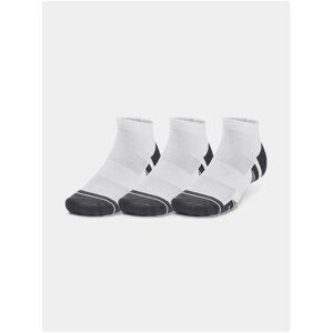 Sada troch párov unisex ponožiek v bielej farbe Under Armour UA Performance Tech 3pk Low