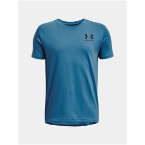 Modré chlapčenské športové tričko Under Armour Sportstyle