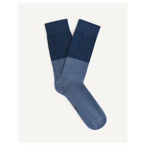 Modré pánske ponožky Celio Fiduobloc