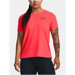 Červené dámske športové tričko Under Armour  Rush Energy