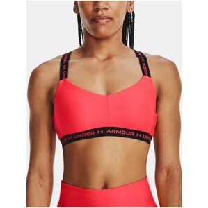 Červená dámska športová podprsenka Under Armour Crossback