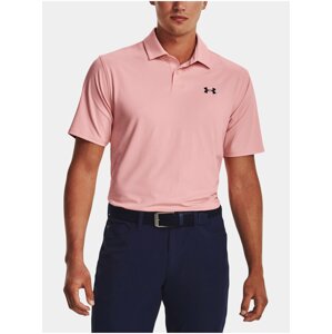 Svetloružové pánske polo tričko Under Armour