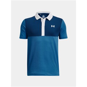 Modré chlapčenské športové polo tričko Under Armour Perf