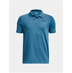 Modré chlapčenské športové polo tričko Under Armour Performance