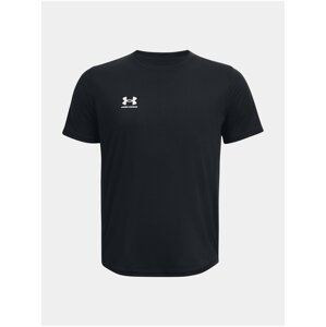 Čierne chlapčenské športové tričko Under Armour Challenger