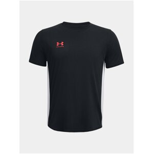 Čierne chlapčenské športové tričko Under Armour Challenger