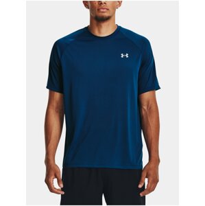 Tmavomodré športové tričko Under Armour UA Tech Reflective SS