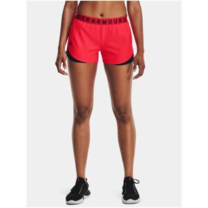 Červené dámske športové kraťasy Under Armour Play Up Shorts 3.0