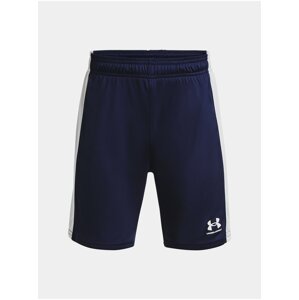 Tmavomodré chlapčenské športové kraťasy Under Armour UA B's Ch. Knit Short