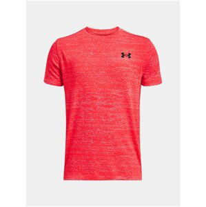 Červené chlapčenské športové tričko Under Armour Jacquard