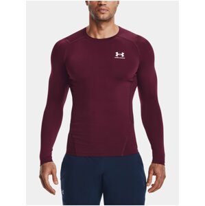 Vínové pánske športové tričko Under Armour Comp