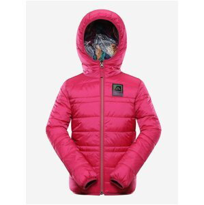 Ružová detská obojstranná zimná bunda ALPINE PRE EROMO