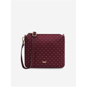 Vínová dámska crossbody kabelka Vuch Coalie Dotty Wine