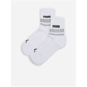 Súprava dvoch párov ponožiek v bielej farbe Puma New Heritage