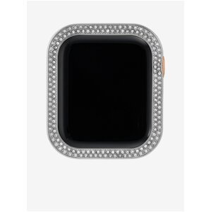 Luneta pre hodinky Apple Watch 40mm s kryštálmi v striebornej farbe Anne Klein