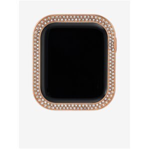 Luneta pre Apple Watch s kryštálmi v ružovozlatej farbe Anne Klein