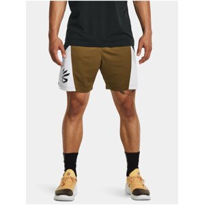 Hnědé sportovní kraťasy Under Armour Curry Splash Short