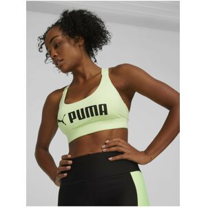 Svetlo zelená dámska športová podprsenka Puma