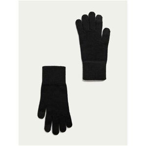 Čierne dámske rukavice Marks & Spencer