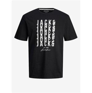 Čierne pánske tričko Jack & Jones Delvin