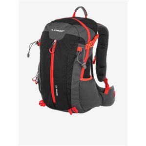 Červeno-čierny turistický batoh 25 l LOAP Alpinex 25