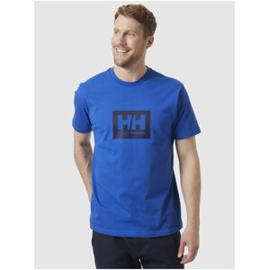 Modré pánske tričko HELLY HANSEN HH Box T-Shirt