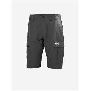 Tmavosivé pánske outdoorové kraťasy HELLY HANSEN HH Quick-Dry Cargo Shorts