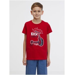 Červené chlapčenské tričko SAM 73 Bluto
