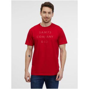 Červené pánske tričko SAM 73 Milhouse