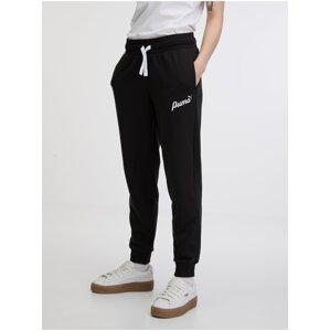 Čierne dámske tepláky Puma ESS+ Script Pants TR