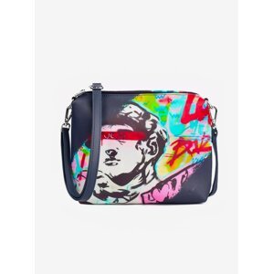 Farebná dámska crossbody kabelka Peaceful love