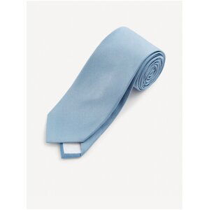 Modrá hodvábna kravata Celio Gitiesatin