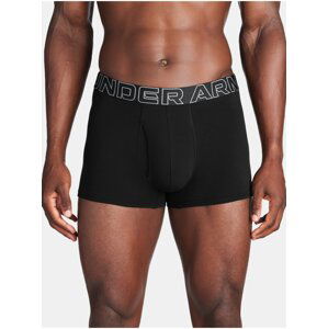 Sada pánskych boxeriek v čiernej farbe Under Armour UA Performance Cotton 3in