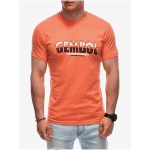 Oranžové pánske tričko Edoti