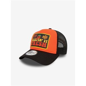 Čierno-oranžová pánska šiltovka New Era 940 Af Trucker