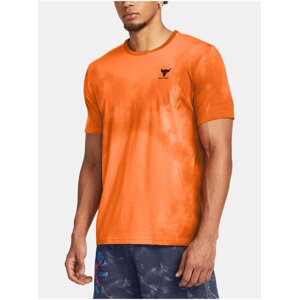 Oranžové pánske športové tričko Under Armour UA Project Rock Payoff Printed Graphic