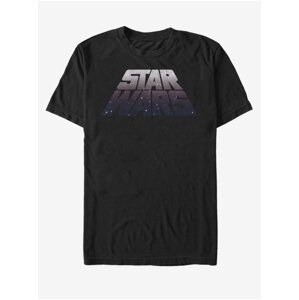 Čierne unisex tričko Star Wars Perspective Logo