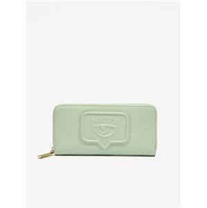 Svetlozelená dámska peňaženka CHIARA FERRAGNI Eyelike Bags