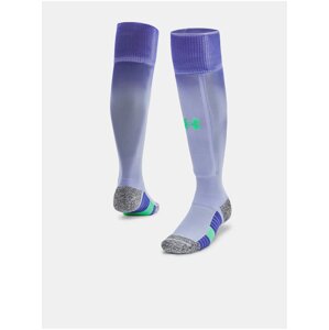 Fialové futbalové štulpne Under Armour UA Magnetico Pocket 1pk OTC-PPL