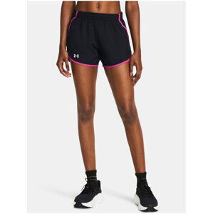 Čierne dámske športové kraťasy Under Armour UA Fly By 3'' Shorts-BLK