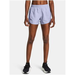 Svetlo fialové dámske športové kraťasy Under Armour UA Fly By 3'' Shorts-PPL